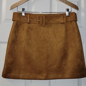 Forever 21 Belted Mini Skirt